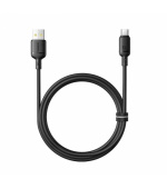 Baseus Rychlonabíjecí kabel Silky USB/USB-C 1m 100W černý