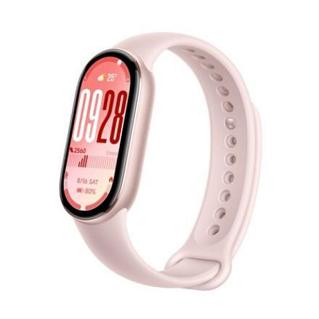 RhinoTech řemínek pro Xiaomi Mi Band 8 světle růžová