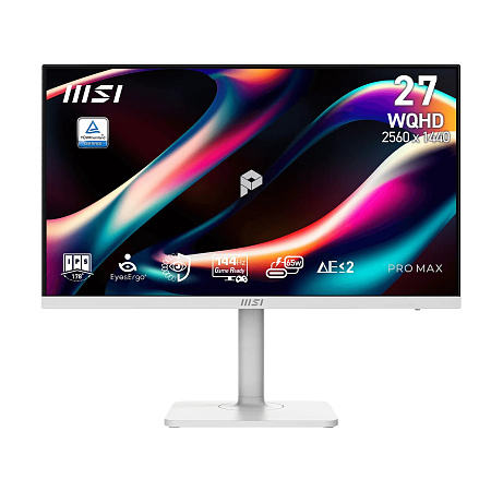 MSI PRO MAX/271QPHW E14/27"/IPS/QHD/144Hz/1ms/Černá/3R