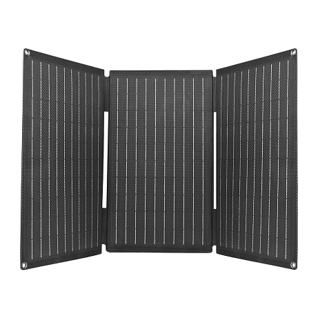 Sandberg Solar Charger 30W USB/USB-C/DC, skládací solární nabíječka, černá