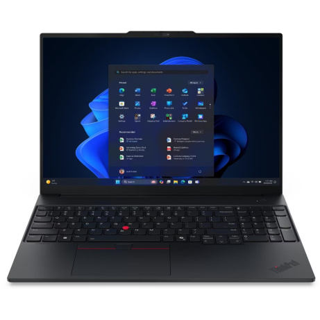 Lenovo ThinkPad E/E16 Gen 3 (Intel)/U5-225U/16"/WUXGA/16GB/512GB/Intel int/W11P/Black/3R NBD