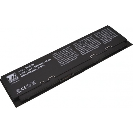 Baterie T6 Power pro Dell Latitude E7240, E7250, 6000mAh, 44Wh, 4cell, Li-pol