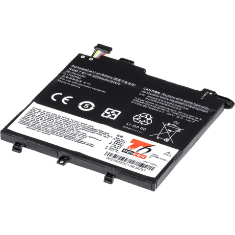 Baterie T6 Power pro Lenovo V330-14IKB, V330-14ARR, V130-14IKB, 4950mAh, 38Wh, 2cell, Li-pol