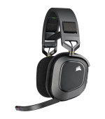 Corsair HS80 RGB Wireless/USB/USB/Bezdrát/Černá