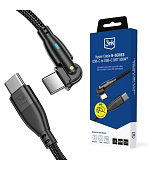 3mk Hyper Cable N-SERIES C to C 1m PD 3.0 QC 3.0 20V/5A 100W Black Swivel