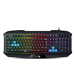 GENIUS GX GAMING Scorpion K215/ Herní drátová klávesnice/ podsvícená/ USB/ Copilot/ černá/ CZ+SK layout