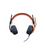 Logitech Sluchátka Zone Learn, na uši, 3,5mm , modrá