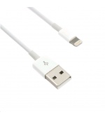 Kabel C-TECH USB 2.0 Lightning (IP5 a vyšší) nabíjecí a synchronizační kabel, 2m, bílý