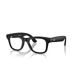 Meta Ray-Ban Gen2 Wayfarer, Matte Black, Clear (Large)