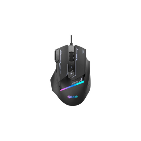 C-TECH Herní myš Zyra, USB, RGB, černá