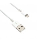 C-TECH kabel USB 2.0 Lightning (IP5 a vyšší) nabíjecí a synchronizační kabel, 1m, bílý