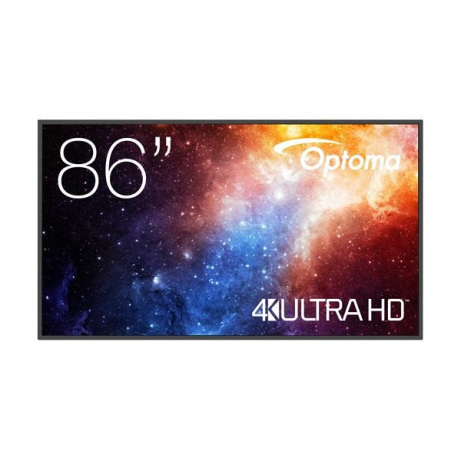 Optoma FPD N3861K 86" - 4K UHD / Android 11 / 450 nits / 4GB RAM / 32GB ROM / 2x 10W speaker
