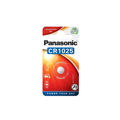 PANASONIC Lithiová baterie (knoflíková) CR-1025EL/1B 3V (Blistr 1ks)