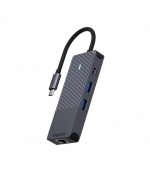 RAPOO adaptér UCM-2004, 8-in-1 USB-C Multiport Adapter