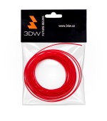 3DW - ABS filament 1,75mm červená, 10m, tisk 220-250°C