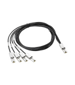 HPE StoreEver Mini-SAS High Density to 4-lane Mini-SAS External Fanout 2m Cable