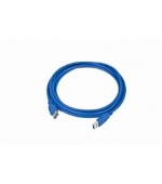 Kabel USB A-A 3m USB 3.0 prodlužovací, modrý