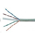 UTP kabel PlanetElite, Cat6, drát, PVC, Dca, šedý, 305m