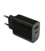 TB Touch USB-C + USB-A černá nabíječka
