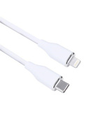 Solight USB-C/Lightning kabel, USB-C konektor - Lightning konektor, silikon, 1m