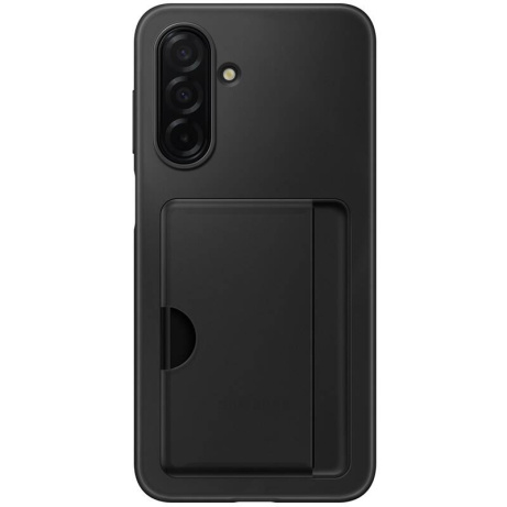 Samsung Zadní kryt s kapsou na kartu pro Galaxy A26 Black