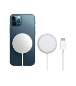 1stCOOL bezdrátová QI nabíječka 15W, přenosná, magnetická, MagSafe kompatibilní, bílá
