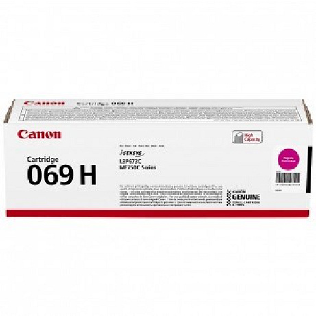 BAZAR - Canon TONER CRG 069M H purpurový pro LBP673Cdw, MF752Cdw, MF754Cdw, MF752Cdw II a MF754Cdw II (5 500 str.) - Poš