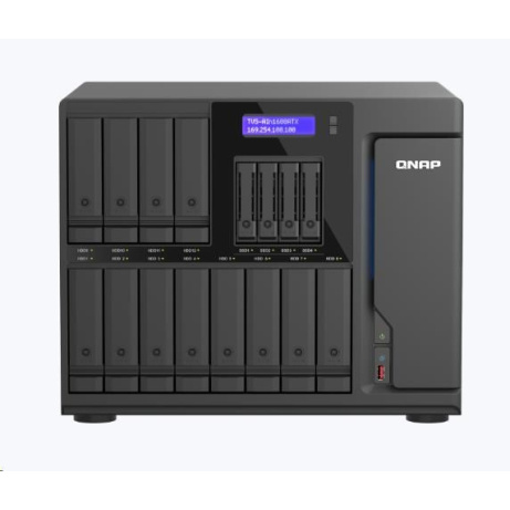 QNAP TVS-AIh1688ATX-U7-32G (20C/CoreUltra7/5,3GHz/32GBRAM/12xSATA/4xU.2/2x2,5GbE/2x10GbE/5xUSB3.2/1xUSB4/3xPCIe/1xHDMI)