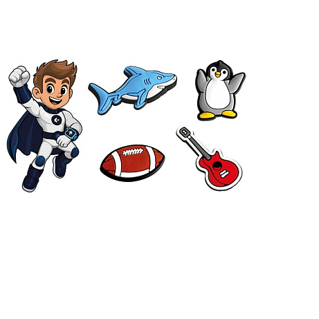 Garett Charms Neo Set 3 - set ozdobných pinů do řemínku