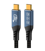 PREMIUMCORD Kabel USB4™ Version2.0 80Gbps 16K@60Hz 240W Thunderbolt 3 a 4 kabel 1,5m