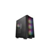 DEEPCOOL Case CC560 MESH V2, ATX, ARGB, Průhledná bočnice, 4x120mm Fan, černá