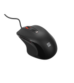 Natec optická myš PIGEON 2/4 000 DPI/Kancelářská/Optická/4 000 DPI/Drátová USB/Černá