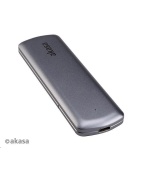 AKASA externí box pro M.2 SATA/NVMe SSD, USB 3.2 Gen 2, 10Gb/s, hliník