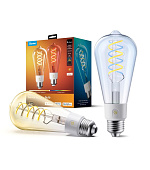 Govee Smart žárovka ST64 RGBWW 5W-40W 500lm E27 Long Life, Matter (2ks)