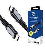 3mk Hyper Cable N-SERIES Thunderbolt 4 2m 48V/5A 40Gb/s 240W 8K60Hz Black