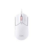 HyperX Pulsefire Haste 2/Herní/Optická/Pro praváky/26 000 DPI/Drátové USB-A/Bílá