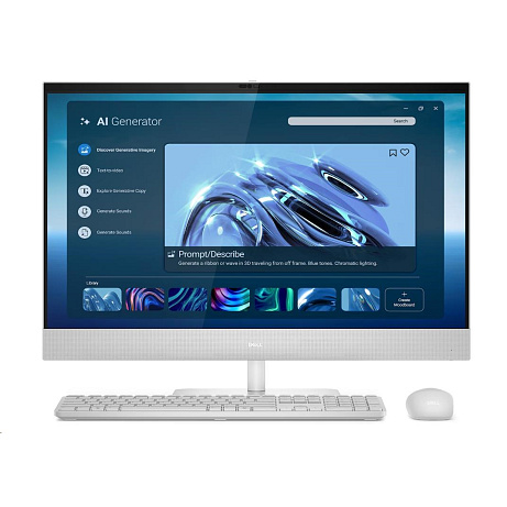 DELL PC AiO 27 All-in-One EC27250 27" FHD Touch/U7-355/32GB/1TSSD/FHD/Integrated/WLAN/Kb&Mse/W11 Pro/3Y PS NBD
