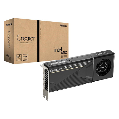 ASRock VGA Intel Arc Pro B70 Creator 32GB, Pro B70, 32GB GDDR6, 4xDP
