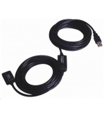 PREMIUMCORD USB 2.0 repeater a prodlužovací kabel A/M-A/F 15m