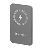 VERBATIM Powerbanka Charge 'n' Go, Magnetická, 5000 mAh, USB-C, Šedá