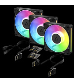 ARCTIC BioniX P12 A-RGB (Black) - 3 Pack