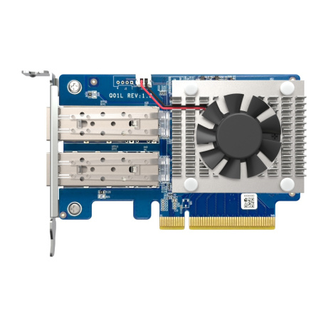 QNAP QXG-10G2SF-NXE - 2x 10GbE SFP+, low-profile, PCIe Gen3 x8