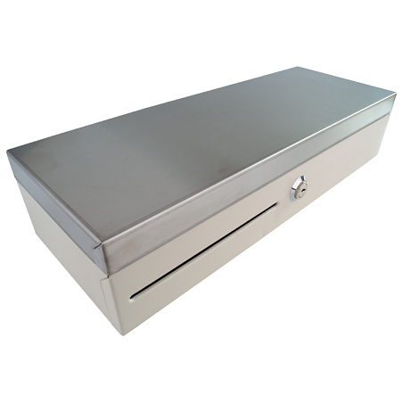 Pokladní zásuvka flip-top FT-460C3 - s kab, bílá
