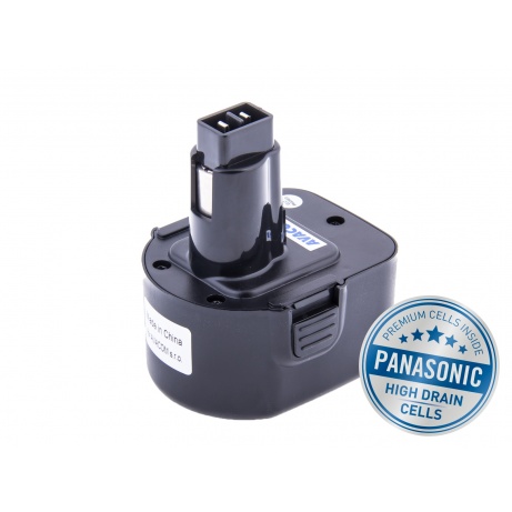 AVACOM BLACK & DECKER A9252 Ni-Mh 12V 3000mAh, články PANASONIC