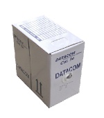 DATACOM UTP Cat5e PVC kabel 305m (drát), šedý