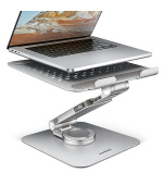 AXAGON STND-LR hliníkový stojan na notebook 10"-17.3" nastavitelná výška a úhel, otočný, šedý