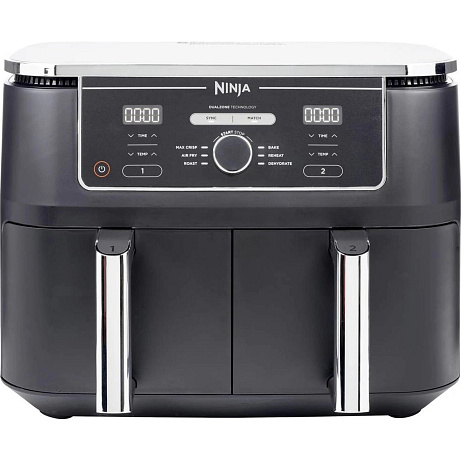 Ninja AF400EU horkovzdušná fritéza, 9,5 l, duální zóna, 2470 W, 6 programů, digitální ovládání