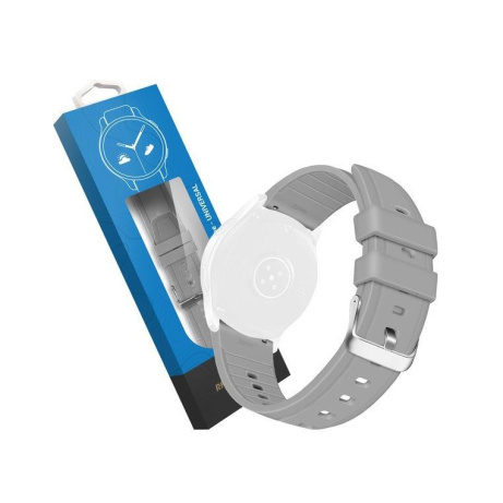 RhinoTech univerzální silikonový řemínek Quick Release 20mm šedý