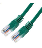 XtendLan patch kabel Cat6, UTP - 0,5m, zelený (prodej po 10 ks)
