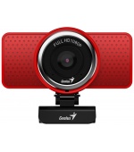 GENIUS webkamera ECam 8000/ červená/ Full HD 1080P/ USB2.0/ mikrofon